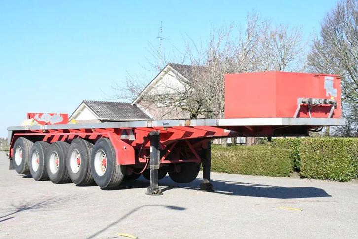LUECK SPR75/5 5 achse BALLAST TRAILER 3x STEERAXLE!, Auto's, Vrachtwagens, Bedrijf, Te koop, Aanhangers en Opleggers, Overige brandstoffen