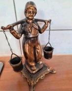 Vintage bronzen Boerin, Antiek en Kunst, Antiek | Koper en Brons, Ophalen of Verzenden