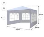 Party tent 3 meter bij 3 meter, Ophalen of Verzenden, Zo goed als nieuw, Minder dan 5 meter
