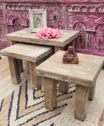 Shabby/Ibiza/India/Tafeltje/Tafeltjes/Krukje/Set, Ophalen