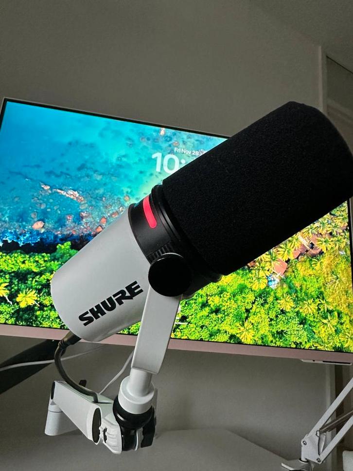 Shure MV7+ Studiomicrofoon - Zo goed als nieuw, Muziek en Instrumenten, Microfoons, Ophalen of Verzenden
