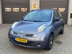 Nissan Micra 1.2 Mix Afgeleverd Nieuwe APK, Stof, Gebruikt, 4 cilinders, Blauw