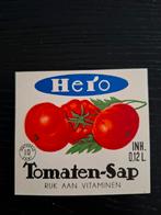 Etiket Hero Tomaten Sap, Ophalen of Verzenden, Nieuw