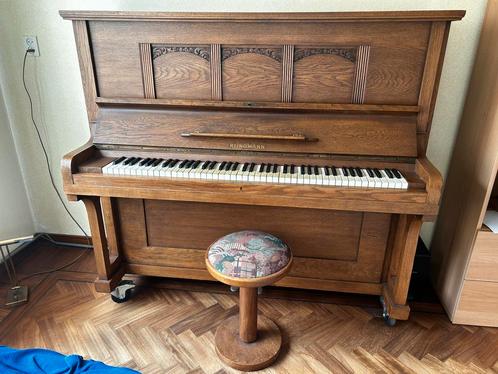 Klingmann piano, Muziek en Instrumenten, Piano's, Gebruikt, Piano, Bruin, Ophalen