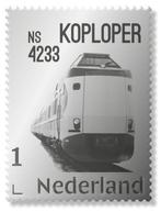 NS 4233 Koploper zilveren postzegel, Verzenden, Na 1940, Postfris