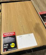 Grote partij plak pvc naturel eiken OP=OP!, Naturel eiken klik pvc vloer, 75 m² of meer, Overige typen, Nieuw