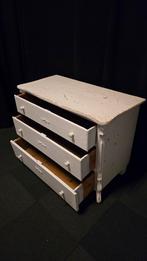 Brocant ladenkastje met 3 lades, Huis en Inrichting, Ophalen, Gebruikt, 100 tot 150 cm, Vintage