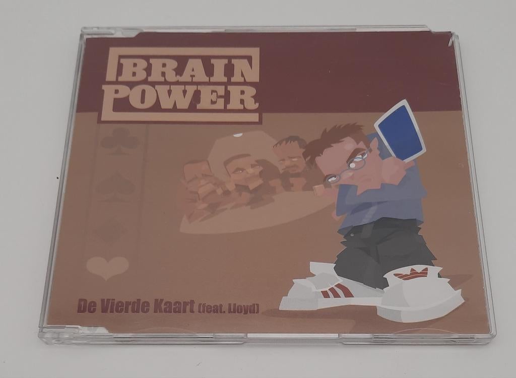 Brainpower De Vierde Kaart (feat.Lloyd) Maxi Single cd, Cd's en Dvd's, Cd's | Hiphop en Rap, Gebruikt, 2000 tot heden, Ophalen of Verzenden