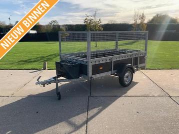 aanhanger 750 kg met loofrekken MARGE TOPSTAAT beschikbaar voor biedingen