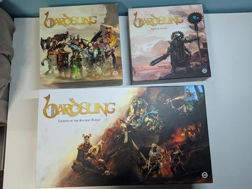 Bardsung KickStarter editie + twee uitbreidingen, Hobby en Vrije tijd, Gezelschapsspellen | Bordspellen, Zo goed als nieuw, Een of twee spelers