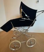 Kinderwagen vintage donkerblauw fluweel 1e eigenaar jaren 70, Ophalen, Zo goed als nieuw, Overige merken
