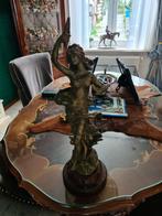 Antiek bronzen beeld 'Marguerite' - Moreau, Antiek en Kunst, Ophalen of Verzenden
