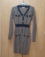 Jurk met lange mouwen en print, Zwart, Ophalen of Verzenden, Zo goed als nieuw, Esther.H Paris