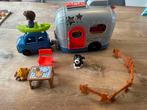 Little people kampeerset caravan, Ophalen, Gebruikt, Speelset, Met licht