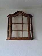 Vitrine kastje eiken, Huis en Inrichting, Kasten | Vitrinekasten, Gebruikt, Minder dan 100 cm, 25 tot 50 cm, 50 tot 100 cm