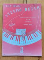 Folk Dean - Steeds Beter, Piano Studies Boek 3, Gebruikt, Les of Cursus, Ophalen of Verzenden, Piano