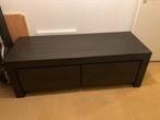 Goossens tv meubel zwart, Gebruikt, 50 tot 75 cm, Eikenhout, Ophalen of Verzenden