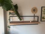 Houten Wandplankjes met Stalen Frame, Huis en Inrichting, Woonaccessoires | Wandplanken en Boekenplanken, Ophalen, Gebruikt