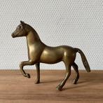 Vintage Koperen Paardje, Hollywood Regency, 13 cm, Antiek en Kunst, Ophalen of Verzenden, Koper