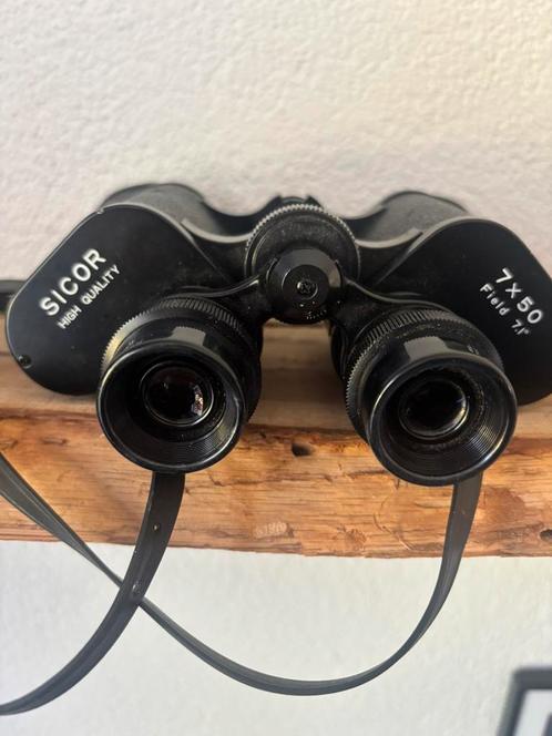 Verrekijker SICOR 7x50 | Zeer nette staat, Audio, Tv en Foto, Optische apparatuur | Verrekijkers, Zo goed als nieuw, Porro (met knik)