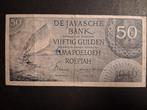 50 gulden javasche bank vf 1946, Ophalen of Verzenden, Zuidoost-Azië, Los biljet