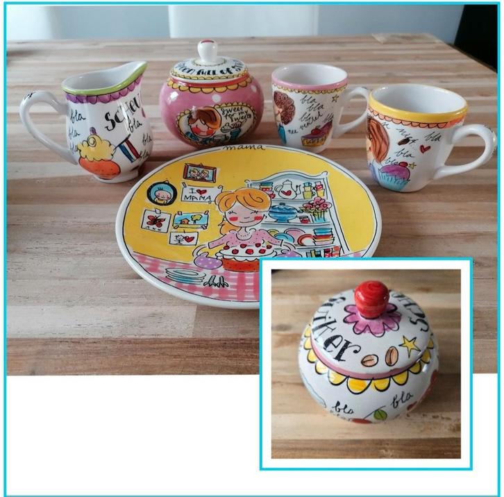 Blond Amsterdam even bijkletsen, Huis en Inrichting, Keuken | Servies, Ophalen