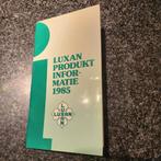 Luxan Produkt Informatie 1985 - Folder, Ophalen of Verzenden, Zo goed als nieuw, B.V. Luxan, Folder