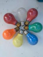 Diverse kleuren party verlichting lamp(40W), Ophalen, Zo goed als nieuw, E27 (groot)