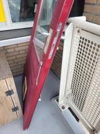 Balkondeur met kattenluik, Doe-het-zelf en Verbouw, Deuren en Horren, Ophalen, Gebruikt, 80 tot 100 cm, Buitendeur