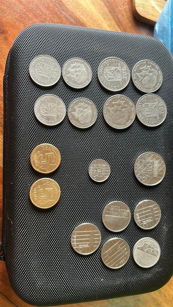 Dubbele kop EK 2000 5 gulden munten, Verzenden, Koningin Beatrix, 1 gulden