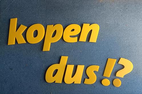 Reclame Letters zeer stevig, Verzamelen, Merken en Reclamevoorwerpen, Nieuw, Ophalen of Verzenden