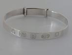 Zilveren design kinder armband 925 zilver Verstelbaar, Ophalen of Verzenden, Zilver, Zilver
