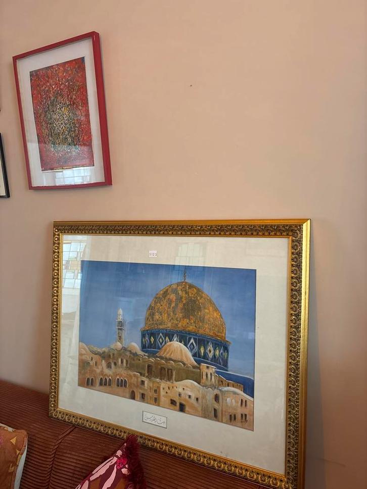 Jerusalem Schilderij met Lijst - Groot Formaat, Antiek en Kunst, Kunst | Schilderijen | Klassiek, Ophalen