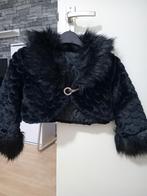 Meisjes Kinder Bolero ìmitatie Bont, Ophalen of Verzenden, Zo goed als nieuw, Meisje, Truitje of Vestje