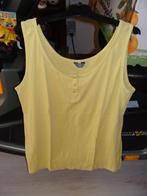 Te koop geel T-shirt zonder mauwen maat 48, Kleding | Dames, T-shirts, Geel, Maat 46/48 (XL) of groter, Nieuw, Ophalen of Verzenden