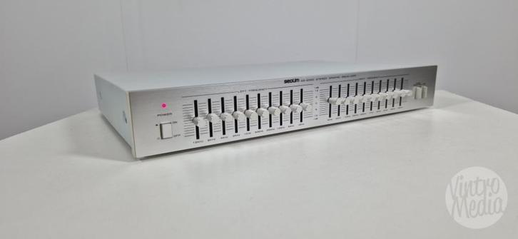 Seoum SQ-6500 Equalizer | 10 Banden | 32 Hz - 16 kHz | EQ, Audio, Tv en Foto, Overige Audio, Tv en Foto, Refurbished, Ophalen of Verzenden