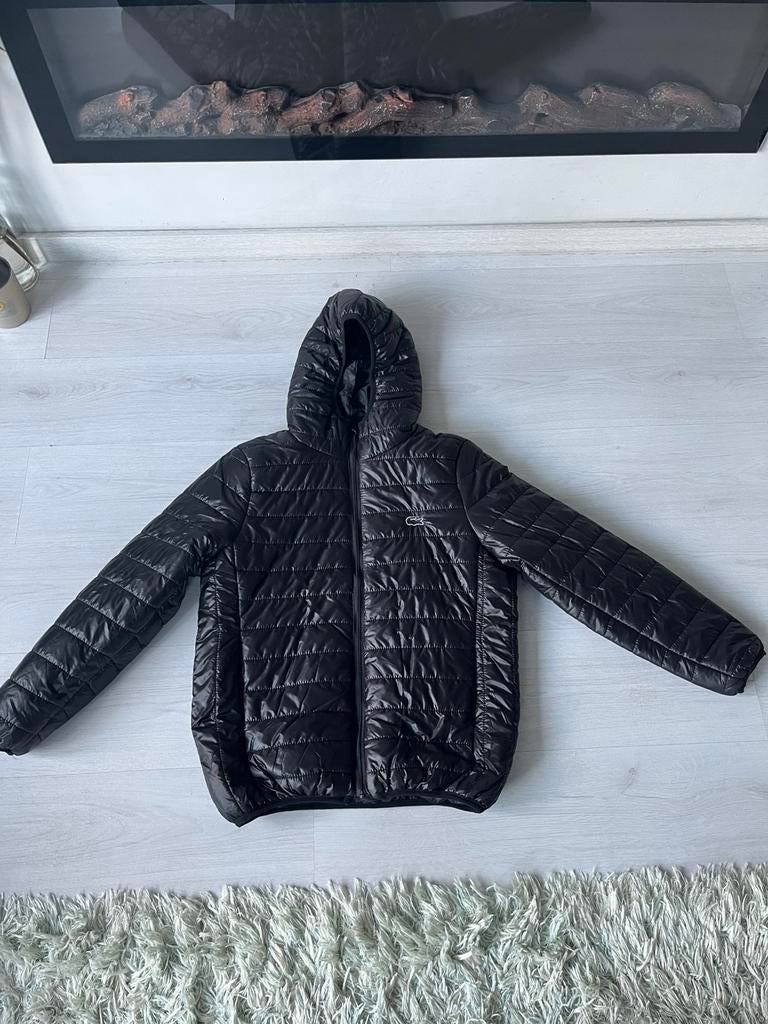 Lacoste jacket L, Kleding | Heren, Jassen | Winter, Verzenden, Zo goed als nieuw, Maat 52/54 (L), Zwart