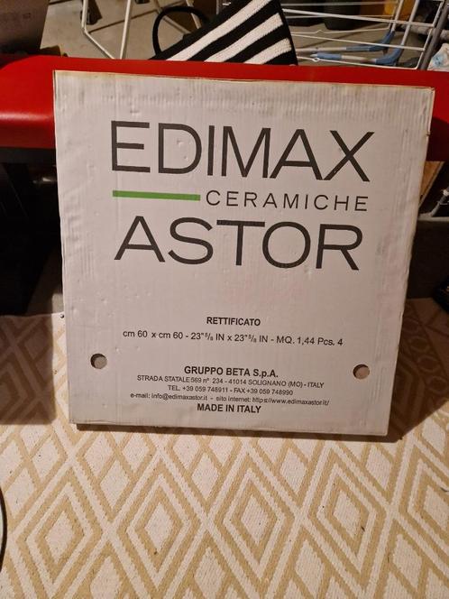 Edimax Astor Golden Age wand/vloertegel 60x60cm en 30x60cm, Doe-het-zelf en Verbouw, Tegels, Nieuw, Vloertegels, Keramiek, 60 cm of meer