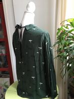 Leuke blouse met gestrikte achterkant. mt.S/M, Groen, Zara, Maat 38/40 (M), Ophalen of Verzenden