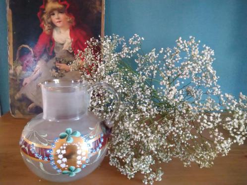 Antiek Glazen Waterkan, Antiek en Kunst, Antiek | Glas en Kristal, Ophalen of Verzenden