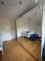 Spiegel kleding witte kast Rauch 197 x 180 x 61, Huis en Inrichting, Kasten | Kledingkasten, Ophalen, Met deur(en), Gebruikt, Glas