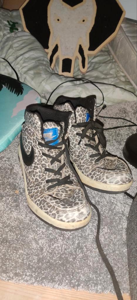 Nike Dunk High Leopard/Cheetah, Kleding | Heren, Schoenen, Gedragen, Sneakers of Gympen, Overige kleuren, Ophalen