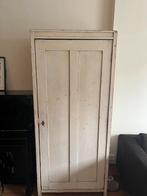 Mooie houten kast wit bruin, Ophalen, Met plank(en), Gebruikt, 50 tot 100 cm