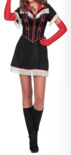 Leuke zwart/rood/witte COWGIRL/COUNTRY/WESTERN jurk, Carnaval, Nieuw, Kleding, Ophalen