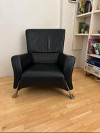 Rolf Benz 322 design fauteuil, Gebruikt, Minder dan 75 cm, Design, Leer