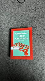 Wetteksten Hoger Onderwijs 2023-2024, Ophalen, Alpha, Nieuw, HBO