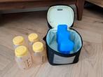 Medela Koeltas met Flesjes en Koelelement, Ophalen of Verzenden, Zo goed als nieuw, Overige typen