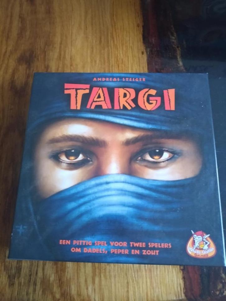Targi bordspel, Hobby en Vrije tijd, Gezelschapsspellen | Bordspellen, Zo goed als nieuw, Een of twee spelers, Ophalen of Verzenden