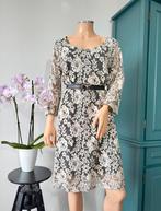 VILA jurk maat XL - kant - ecru - zwart, Beige, Vila, Maat 42/44 (L), Ophalen of Verzenden