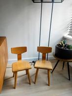 Vintage Schilte schoolstoeltje kleuterstoel kinderstoel, Ophalen, Gebruikt, Twee